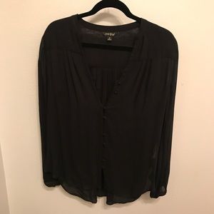 Loose Black Blouse